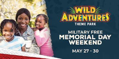 WIN TICKETS TO WILD ADVENTURS FOR MEMORIAL DAY WEEKEND!